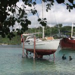 Getting out to dry land_Port Vila Boatyard 30 Oct 2012