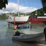 Hauling out_Port Vila Boatyard 30 Oct 2012