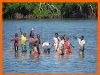 boarders at sangalai school enjoy fishing among the reefs